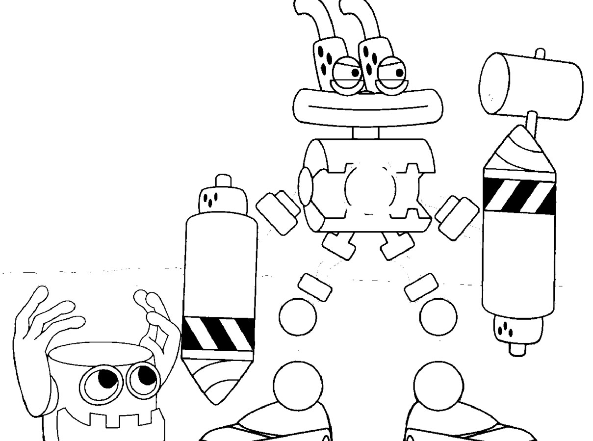 Rainbow Friends coloring pages – Wubbox – My Singing Monsters 5 – Having  fun with children