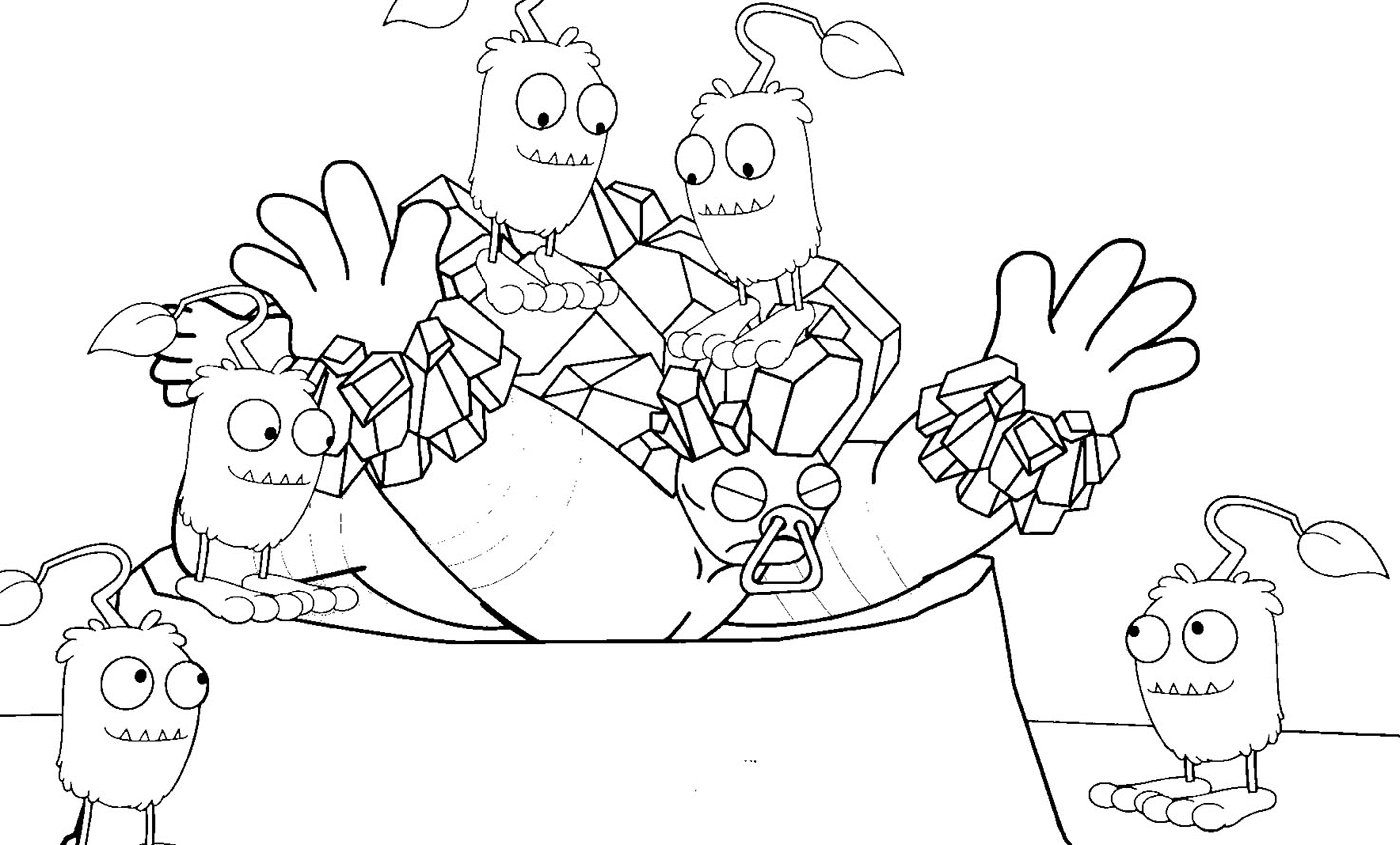 Rainbow Friends coloring pages – Wubbox – My Singing Monsters 12